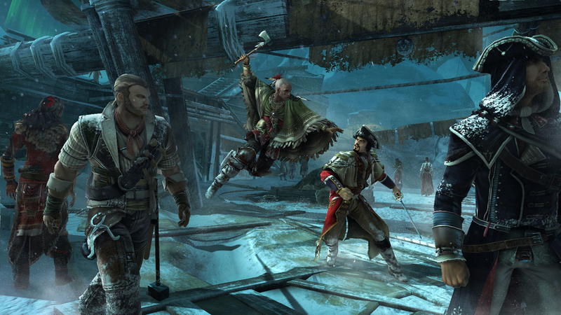 Illustration for article titled Assassin's Creed III Lets You Smash Tophat-Wearing Gentlemen With Giant Hammers